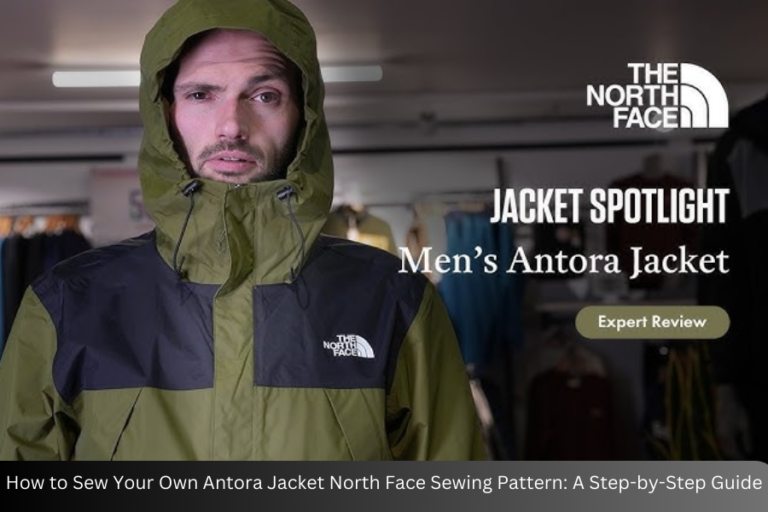 antora jacket north face sewing pattern