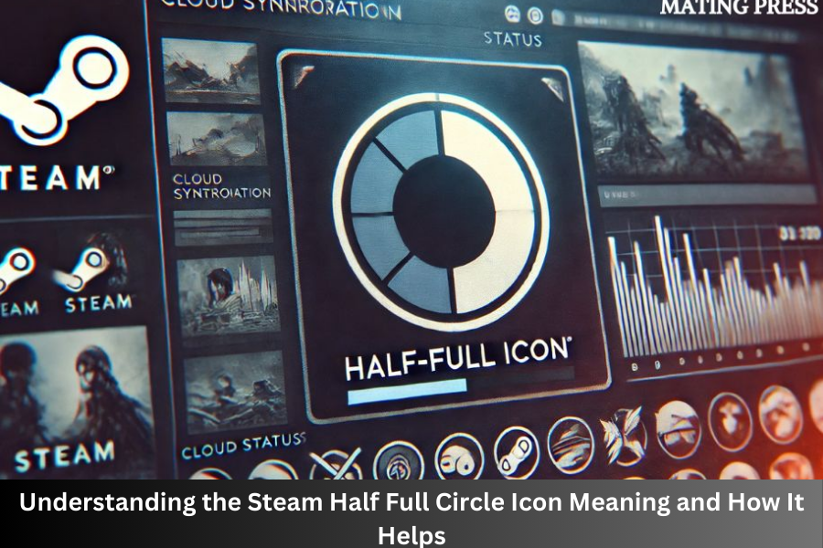 steam half full circle icon meaning