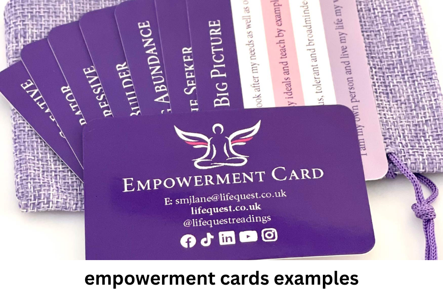 empowerment cards examples