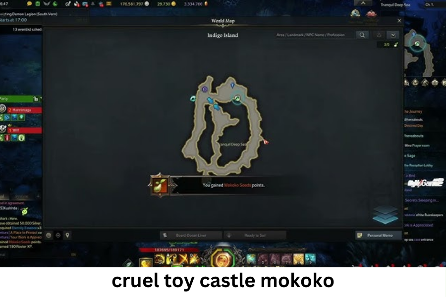 cruel toy castle mokoko