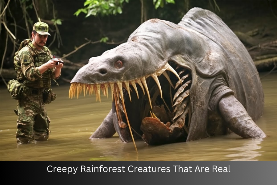 creepy rainforest creatures that are real