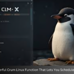 crum linux function that lets you schedule a task