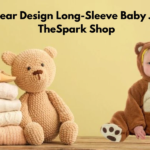 rs 149 bear design long-sleeve baby jumpsuit thespark shop