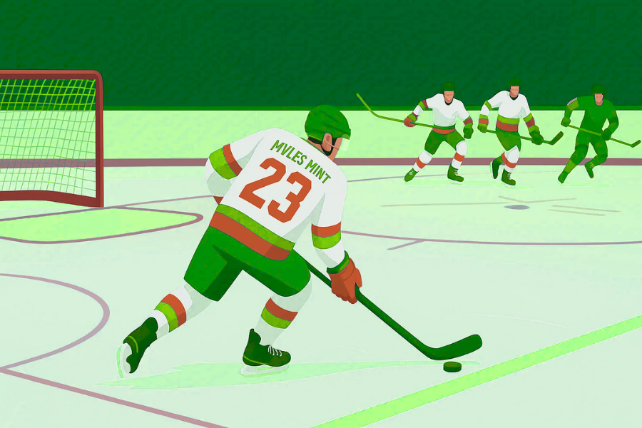 myles mint pulls the goalie