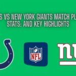colts vs new york giants match player stats