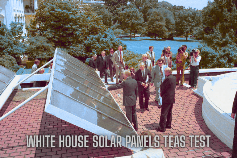 White House Solar Panels TEAS Test