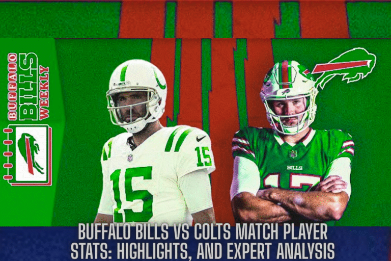 buffalo bills vs colts match player stats