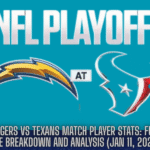 chargers vs texans match player stats