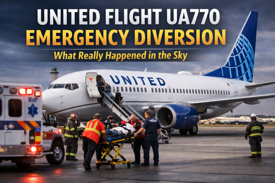 united airlines flight ua770 emergency diversion